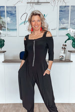 Frank Lyman Jumpsuit schwarz